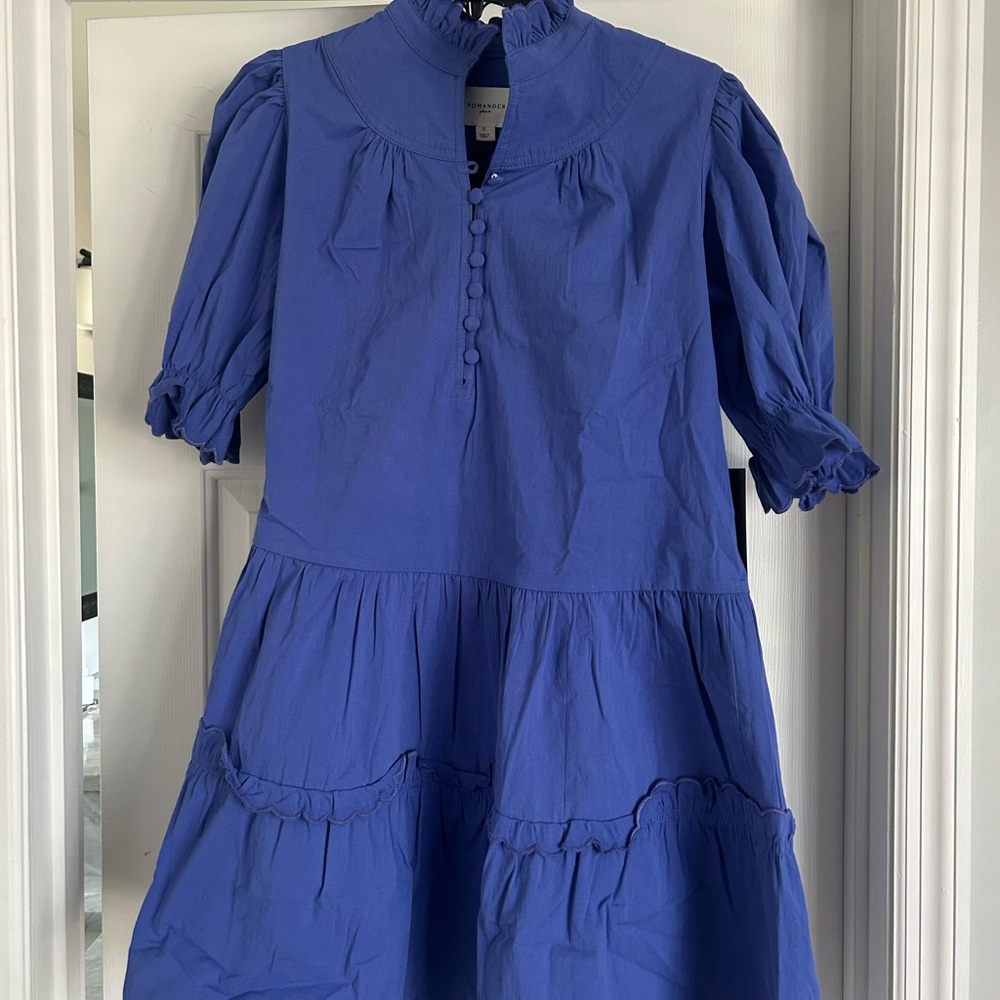 Tuckernuck Royal Blue Ruffle Dress